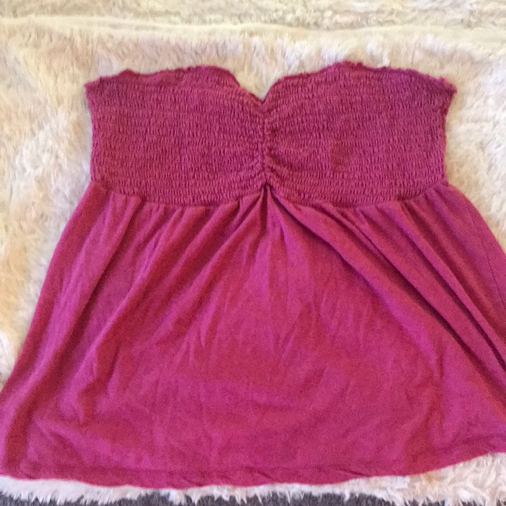 Strapless shirt